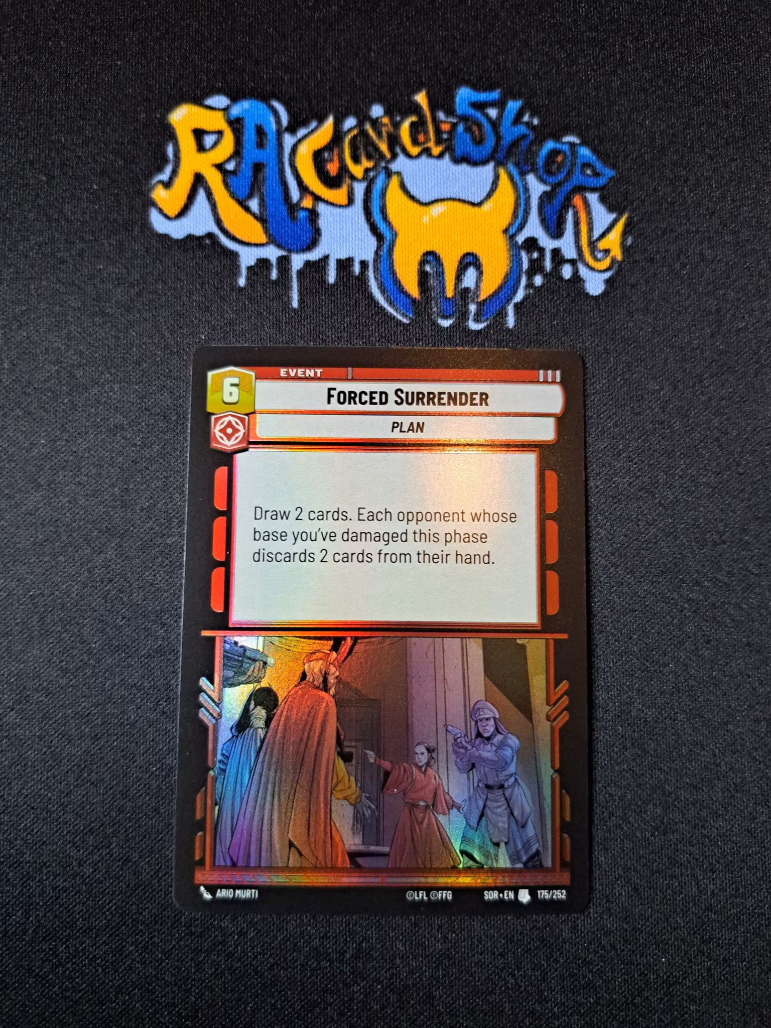 Forced Surrender Uncommon Foil 175/252 Spark of the Rebellion (SOR) Star Wars Unlimited