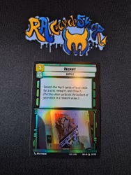 Recruit Common Foil 123/252 Spark of the Rebellion (SOR) Star Wars Unlimited