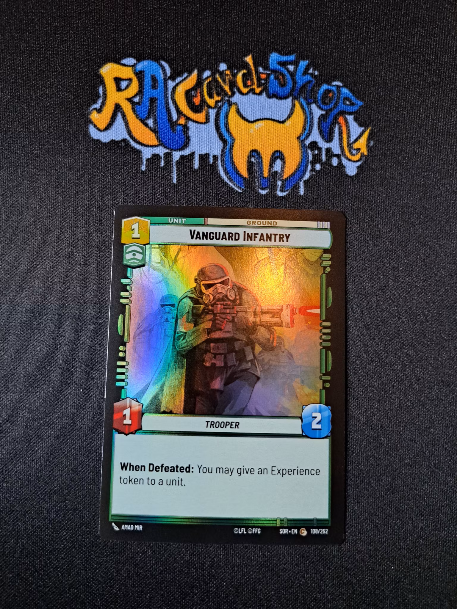 Vanguard Infantry Common Foil 108/252 Spark of the Rebellion (SOR) Star Wars Unlimited