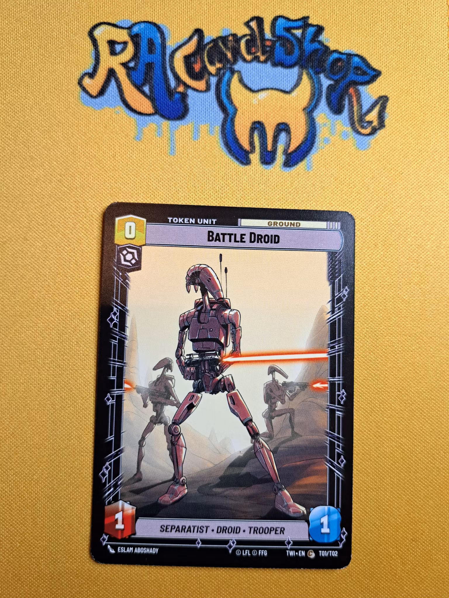 Level 1313 / Battle Droid Common 029/257 Twilight of the Republic (TWI) Star Wars Unlimited TCG