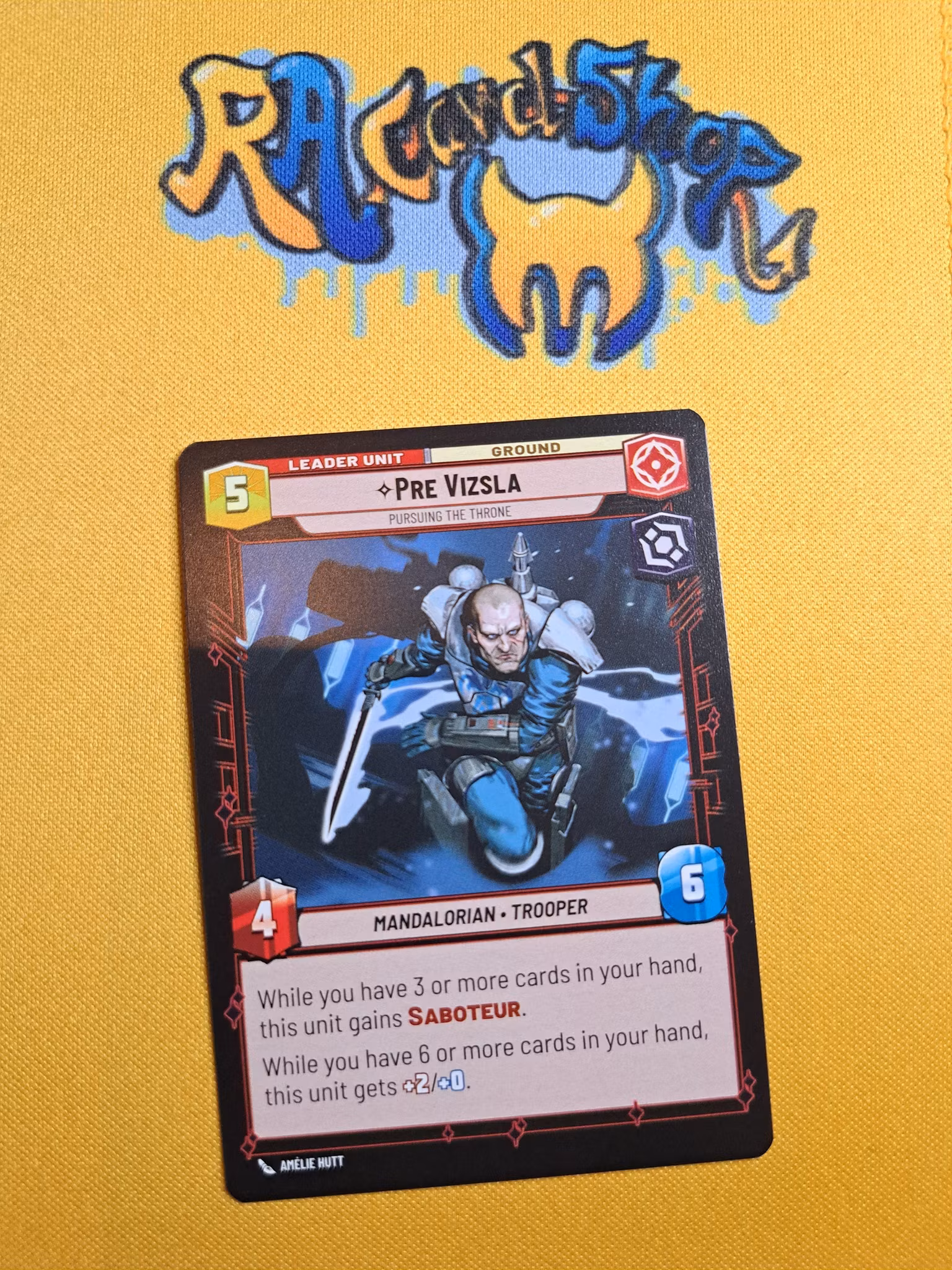 Pre Vizsla Rare 010/257 Leader Twilight of the Republic (TWI) Star Wars Unlimited TCG