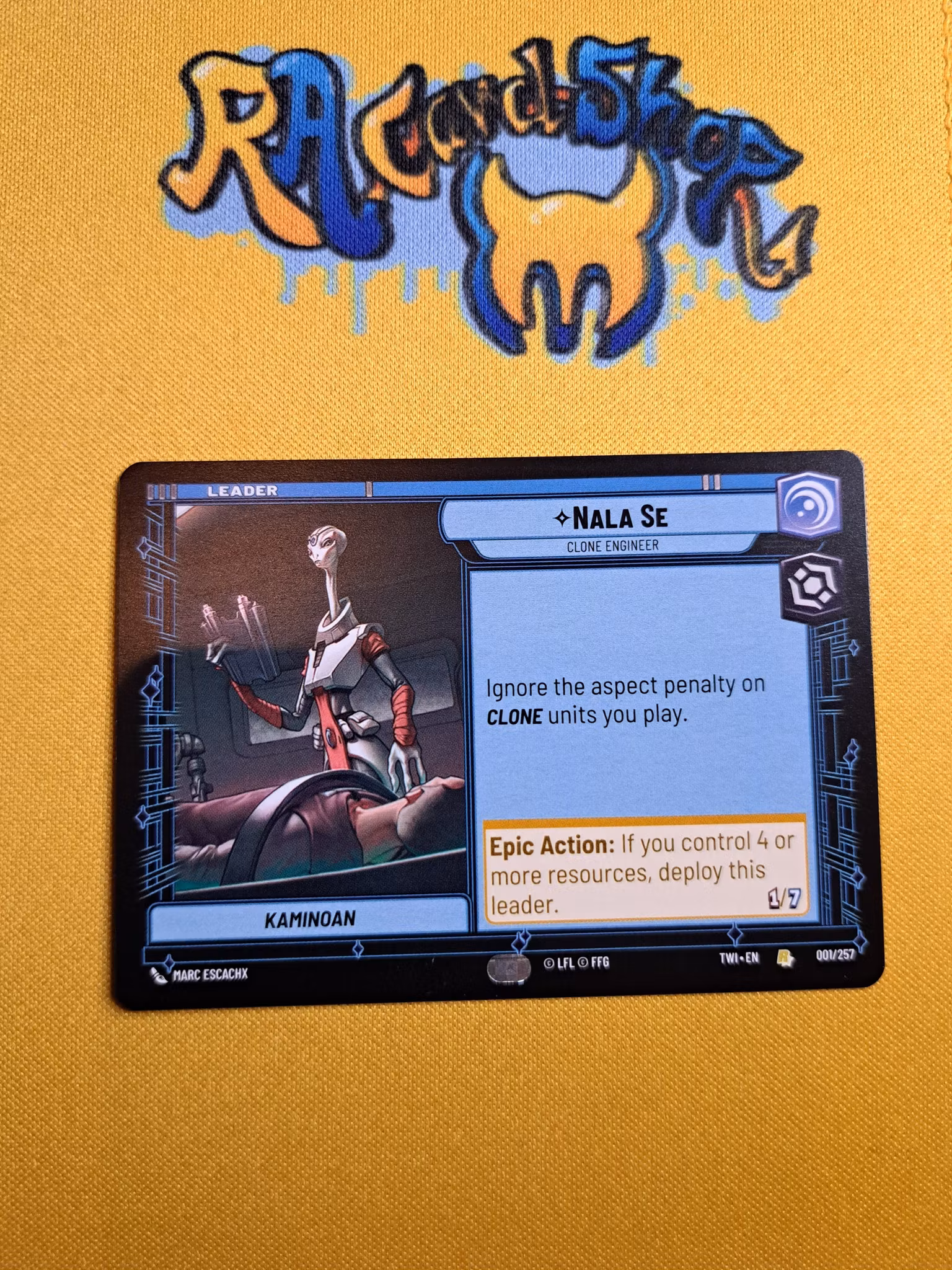 Nala Se Rare 001/257 Leader Twilight of the Republic (TWI) Star Wars Unlimited TCG