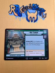 Wat Tambor Rare 006/257 Leader Twilight of the Republic (TWI) Star Wars Unlimited TCG