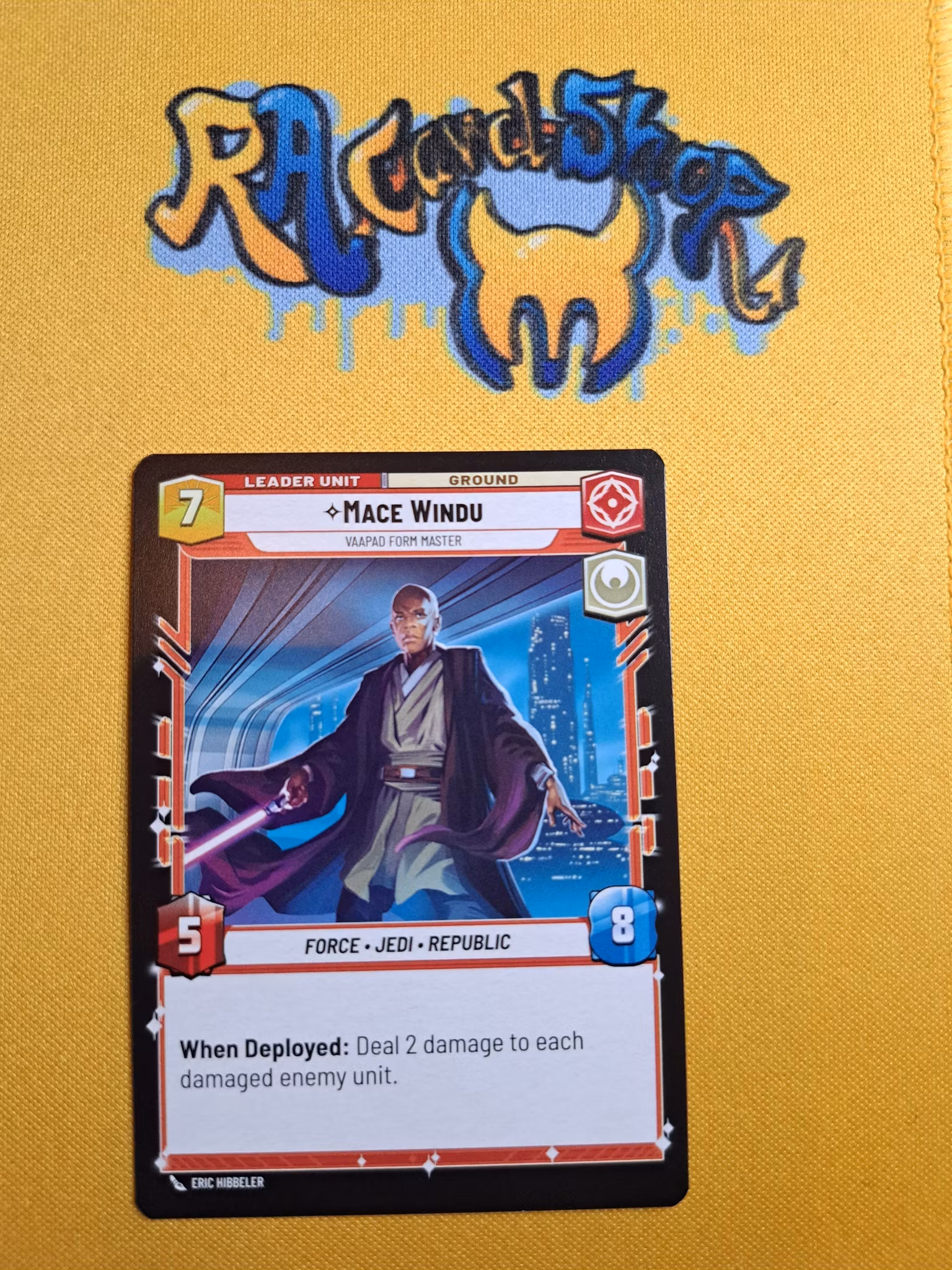 Mace Windu Rare 013/257 Leader Twilight of the Republic (TWI) Star Wars Unlimited TCG