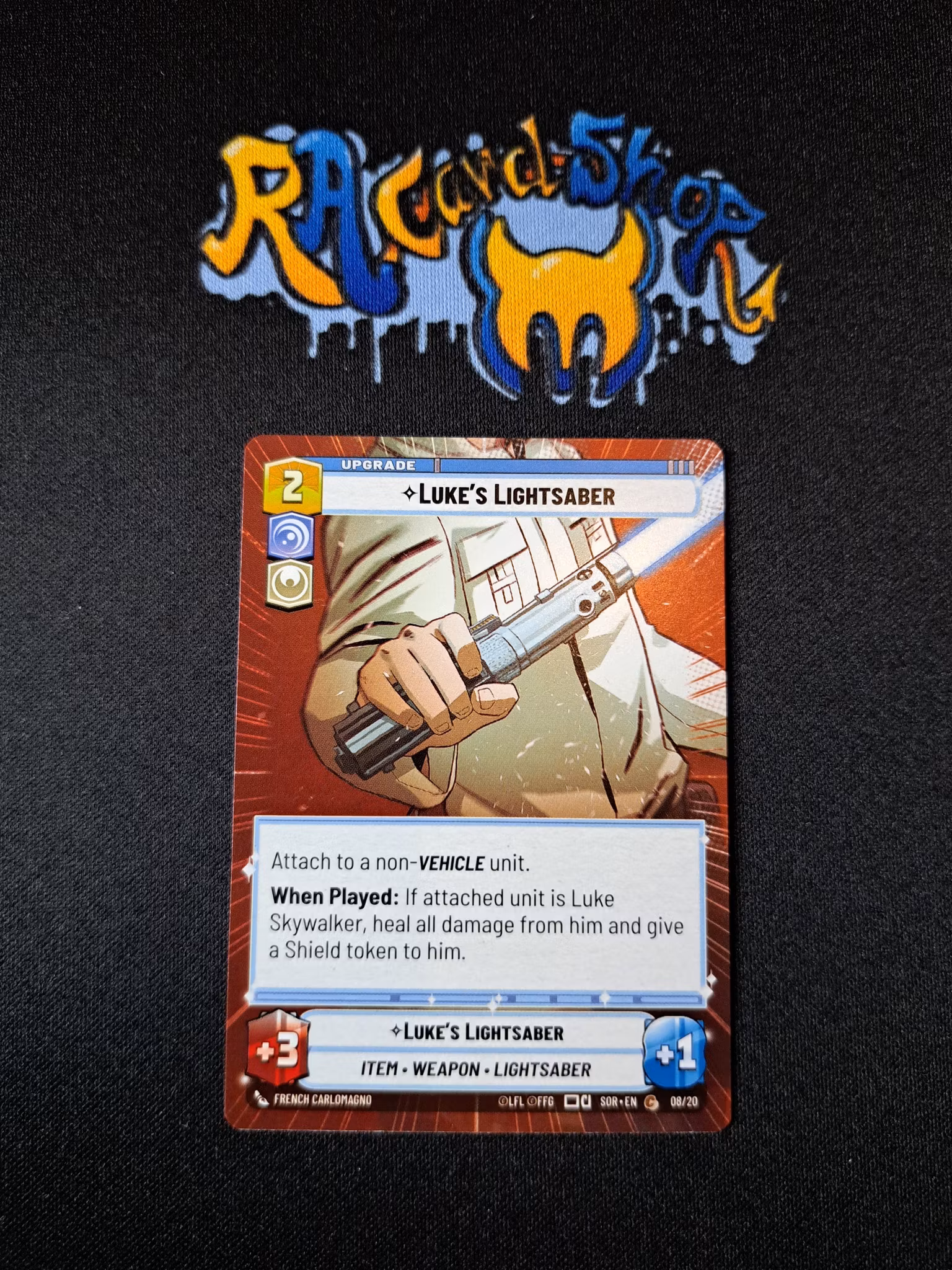 Lukes Lightsaber Common Hyper 08/20 Weekly Play Promo Star Wars Unlimited SWU