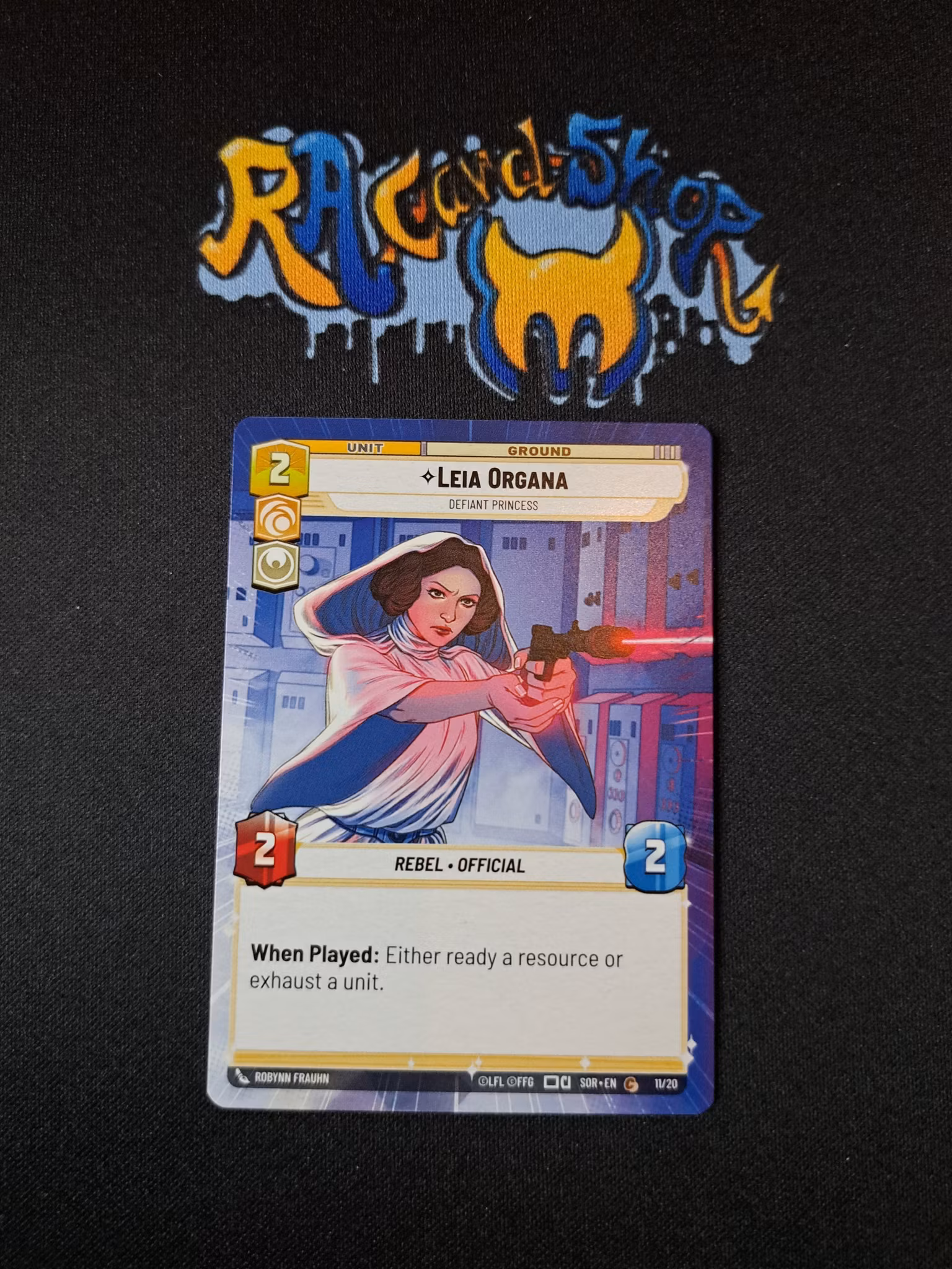 Leia Organa Common Hyper 11/20 Weekly Play Promo Star Wars Unlimited SWU