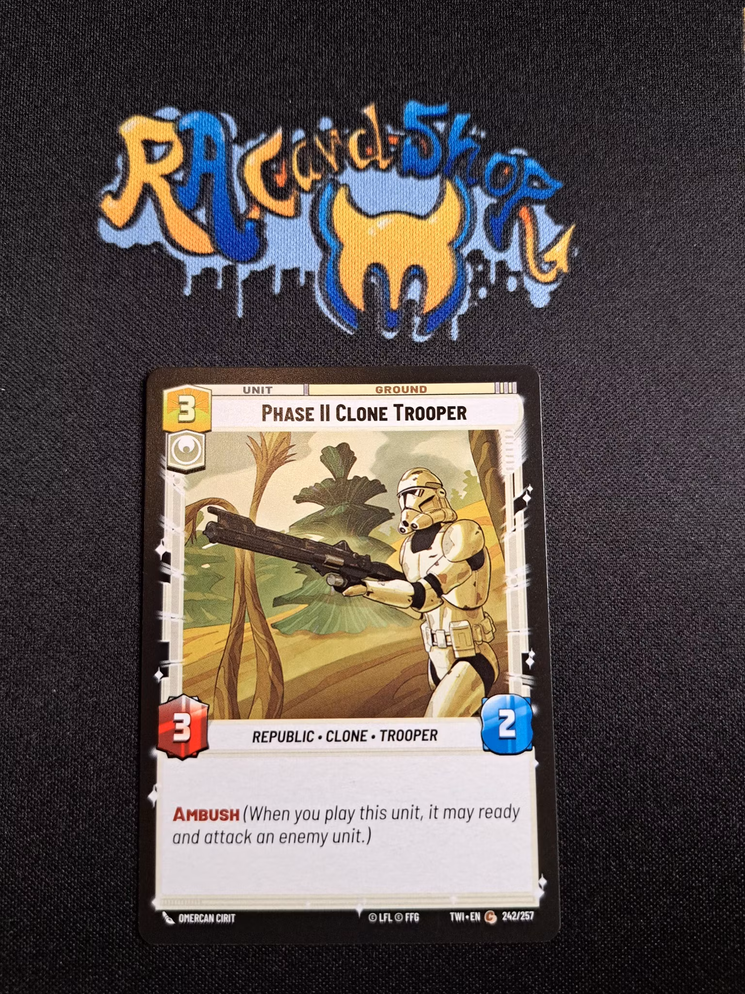 Phase II Clone Trooper Common 242/257 Twilight of the Republic (TWI) Star Wars Unlimited TCG