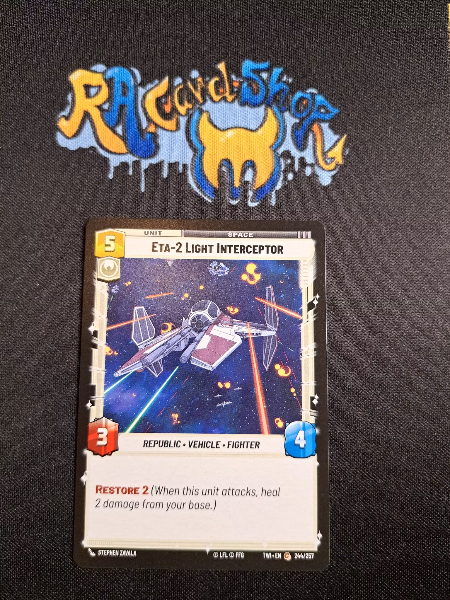 ETA-2 Light Interceptor Common 244/257 Twilight of the Republic (TWI) Star Wars Unlimited TCG