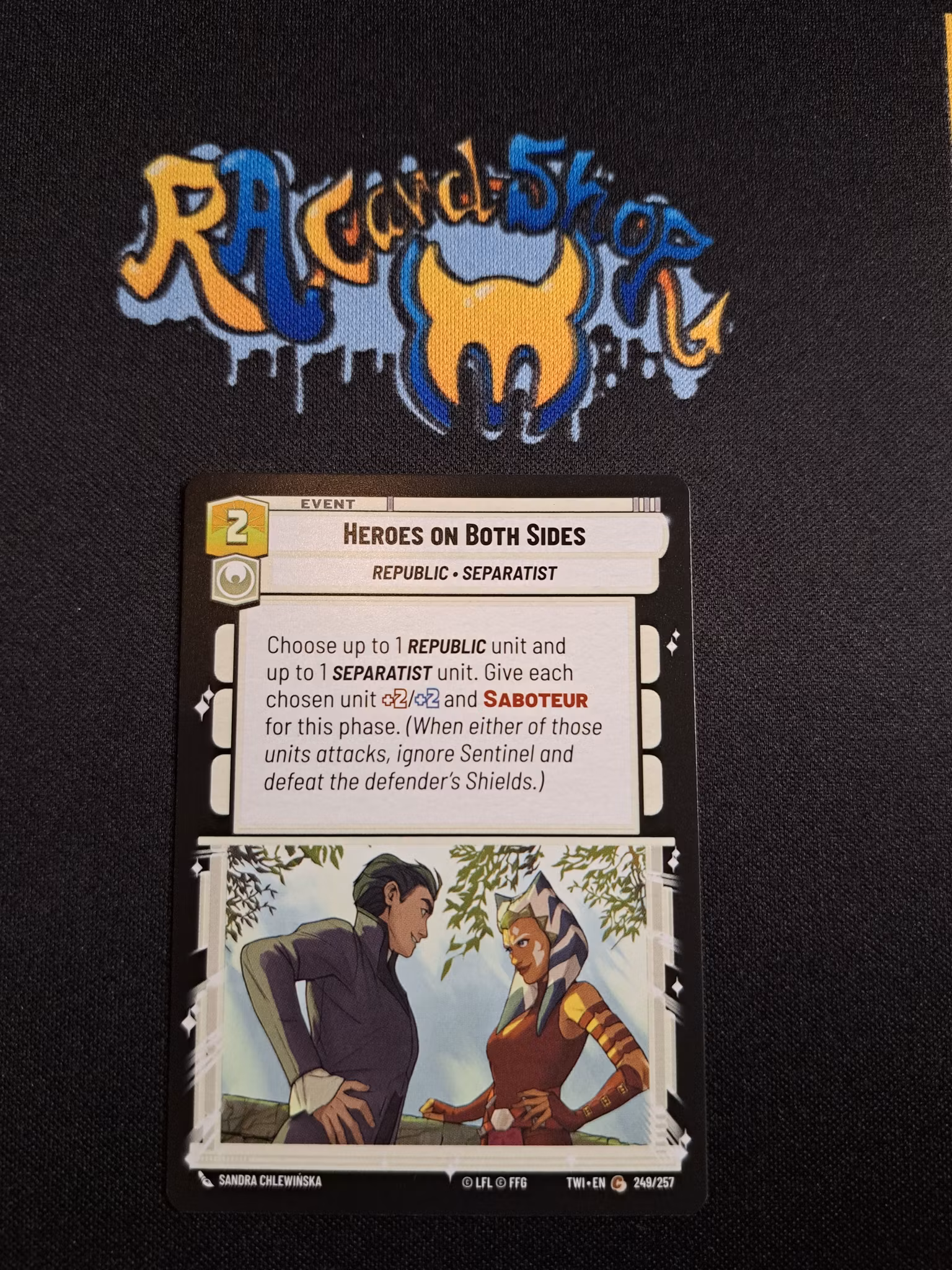 Heroes on Both Sides Common 249/257 Twilight of the Republic (TWI) Star Wars Unlimited TCG