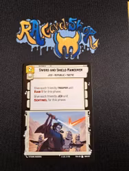 Sword and Shield Maneuver Uncommon 250/257 Twilight of the Republic (TWI) Star Wars Unlimited TCG