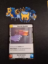 Hold-Out Blaster Common 256/257 Twilight of the Republic (TWI) Star Wars Unlimited TCG