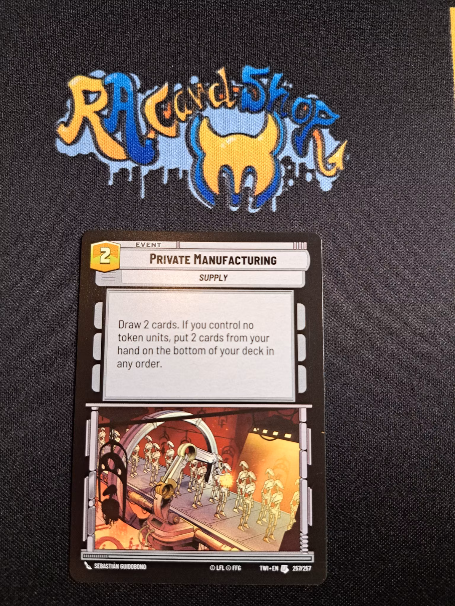 Private Manufacturing Uncommon 257/257 Twilight of the Republic (TWI) Star Wars Unlimited TCG