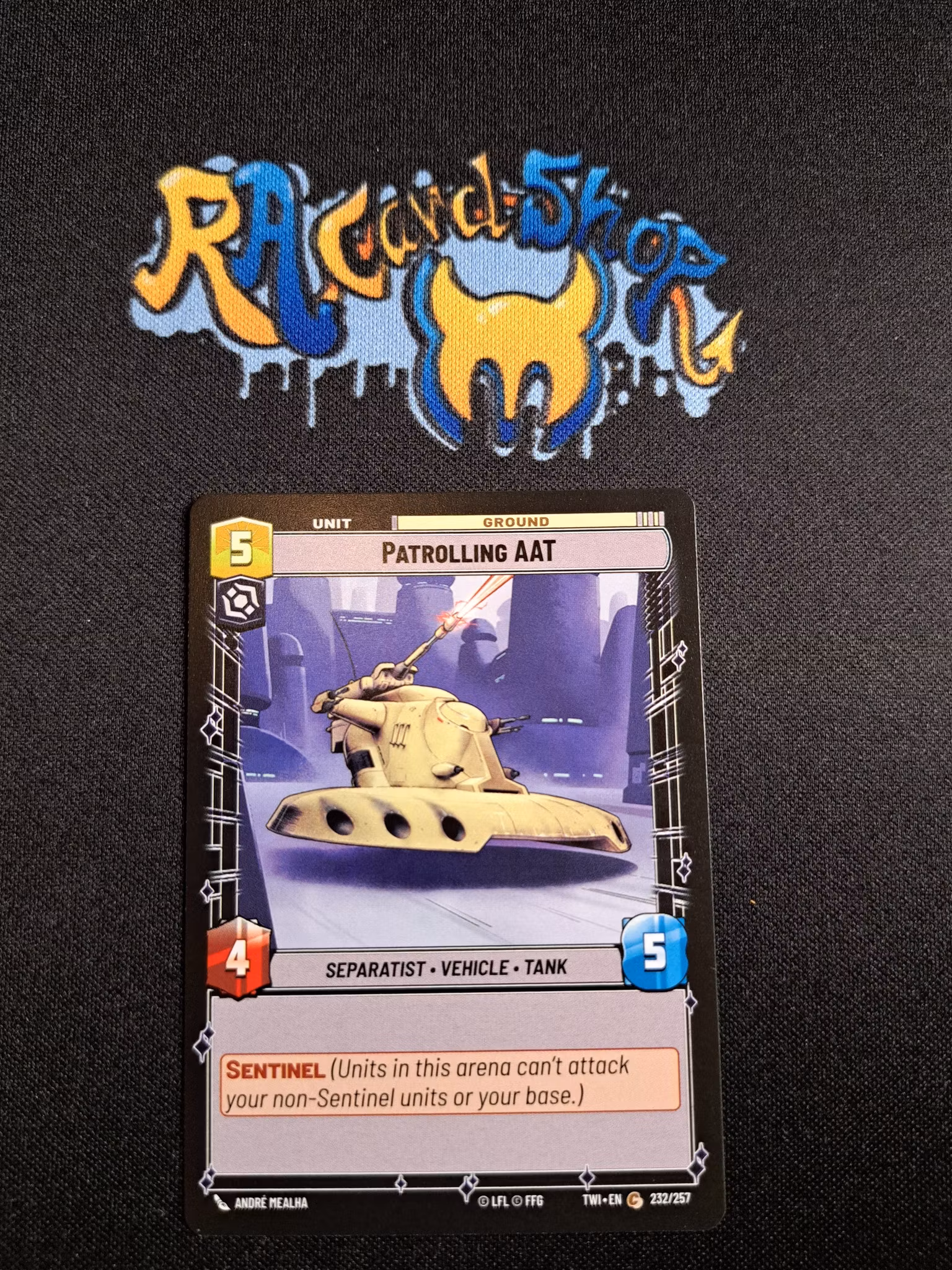 Patrolling AAT Common 232/257 Twilight of the Republic (TWI) Star Wars Unlimited TCG