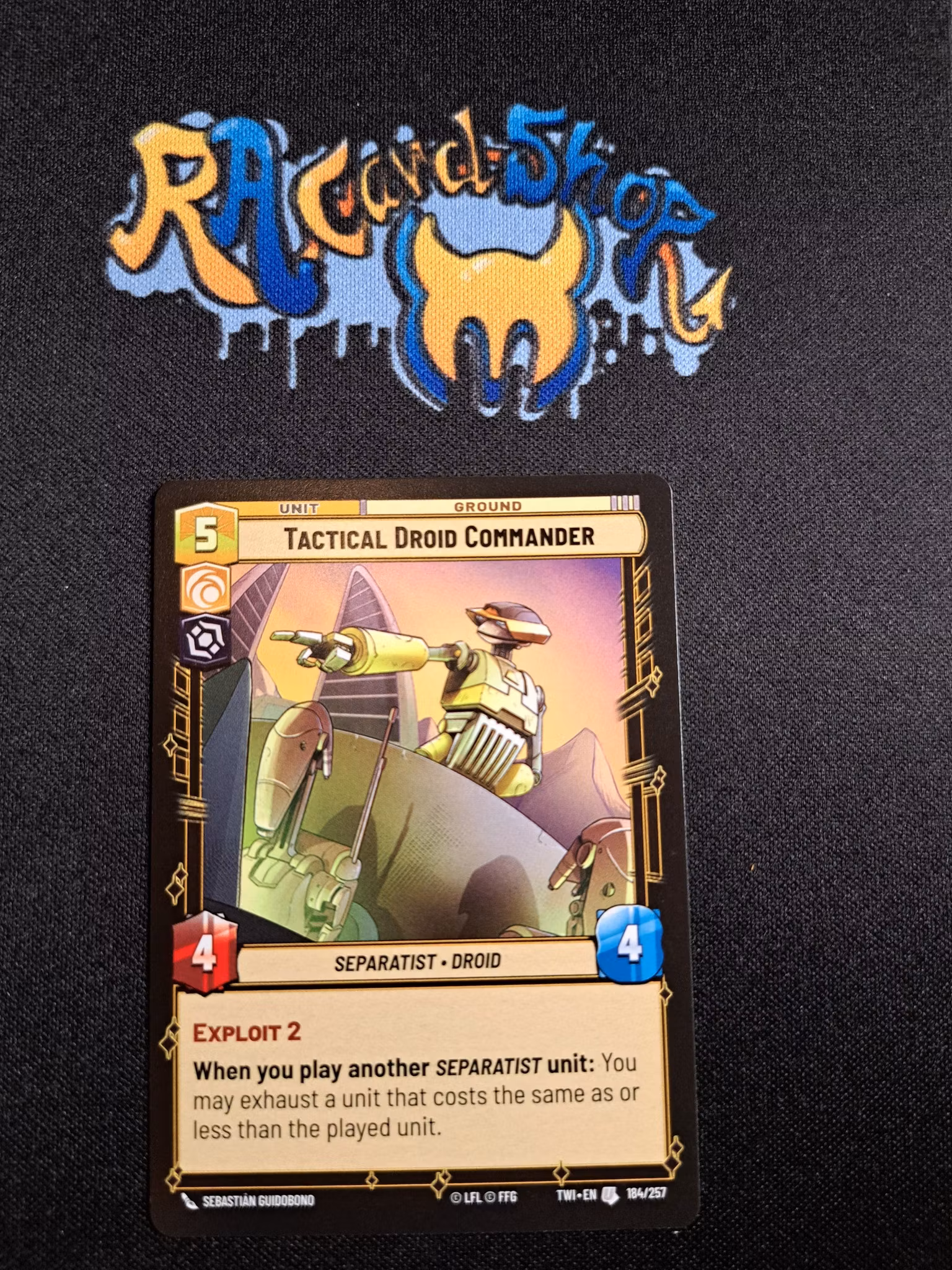Tactical Droid Commander Uncommon 184/257 Twilight of the Republic (TWI) Star Wars Unlimited TCG