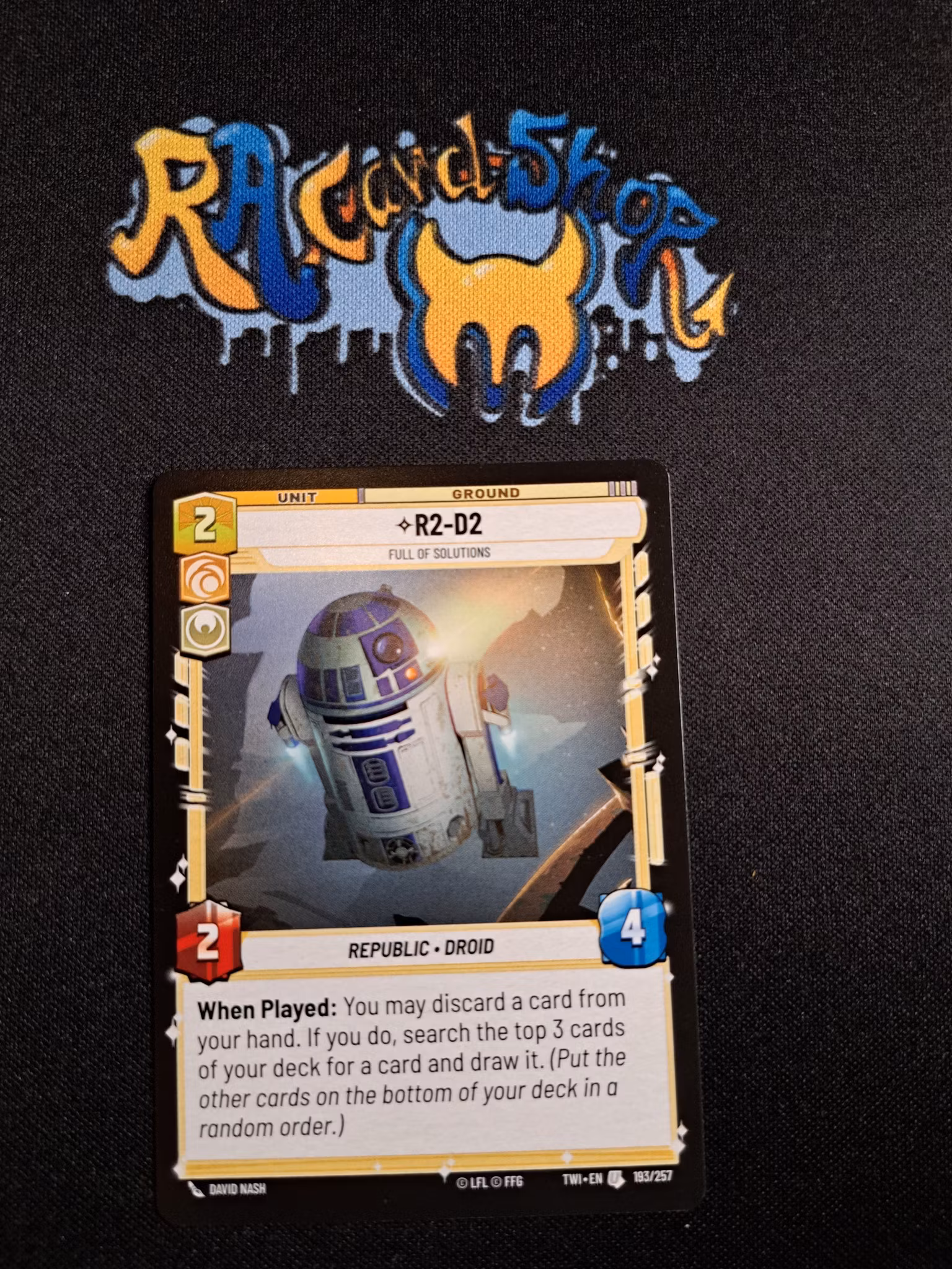 R2-D2 Uncommon 193/257 Twilight of the Republic (TWI) Star Wars Unlimited TCG