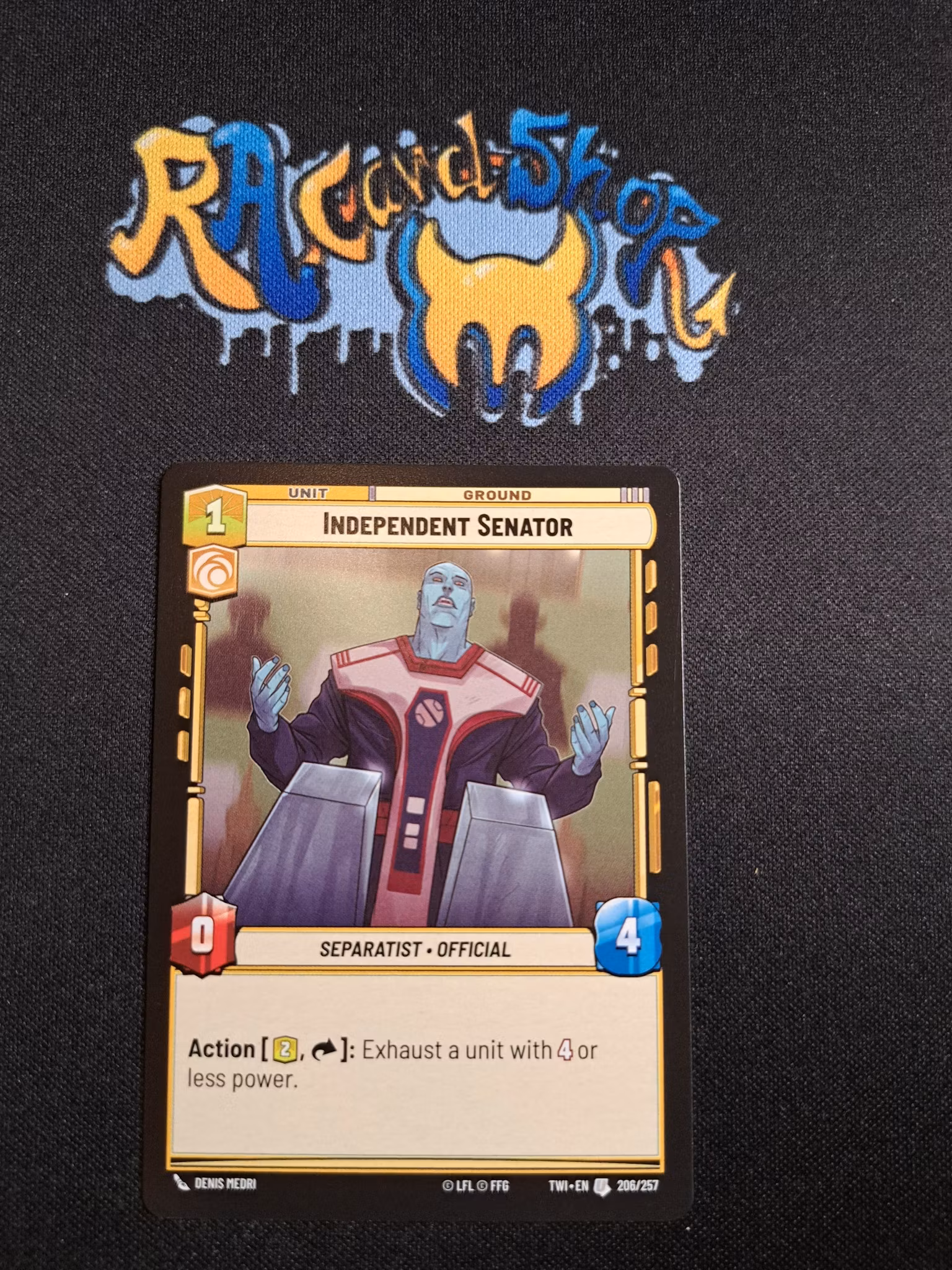 Independent Senator Uncommon 206/257 Twilight of the Republic (TWI) Star Wars Unlimited TCG