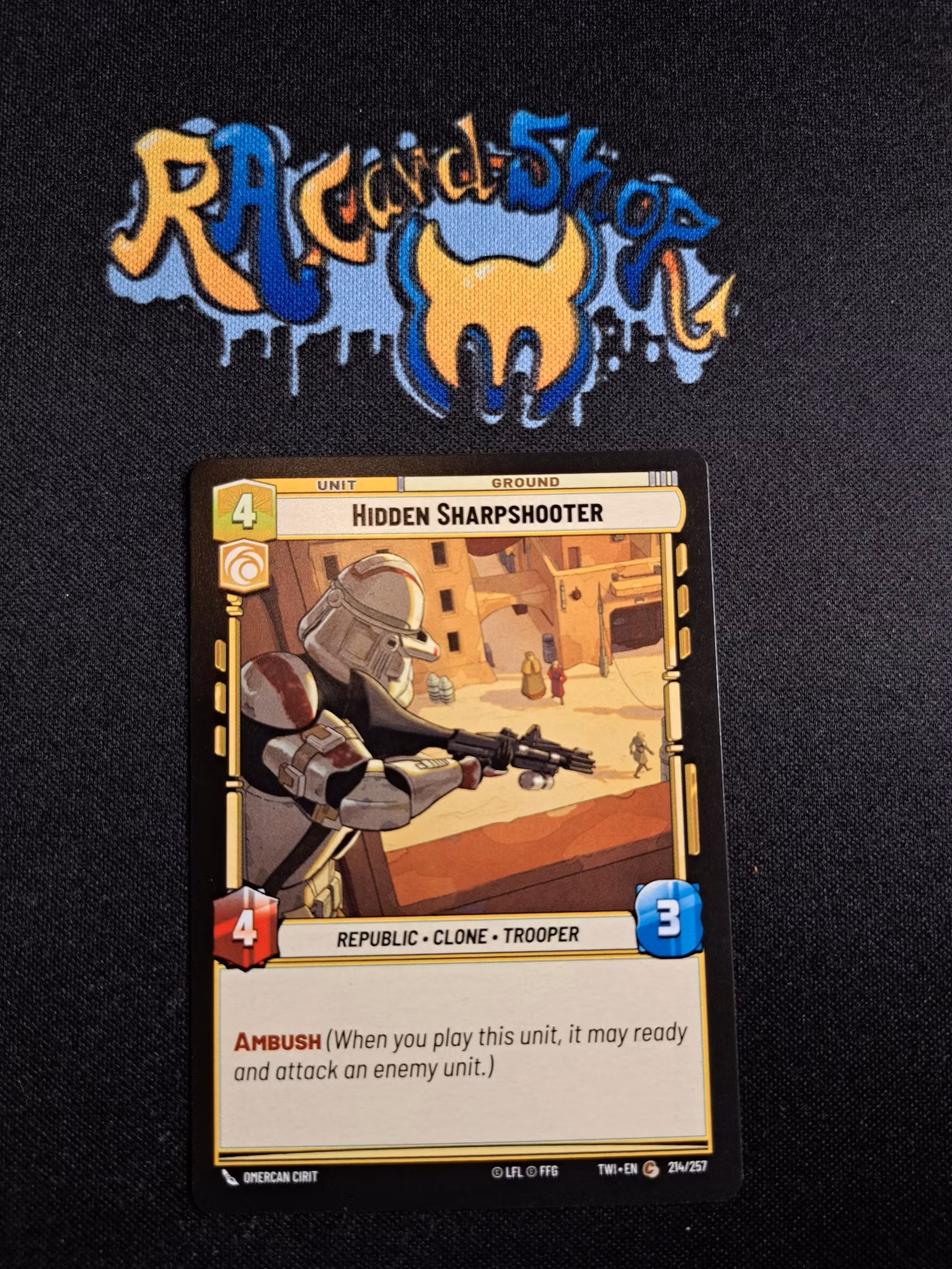 Hidden Sharpshooters Common 214/257 Twilight of the Republic (TWI) Star Wars Unlimited TCG