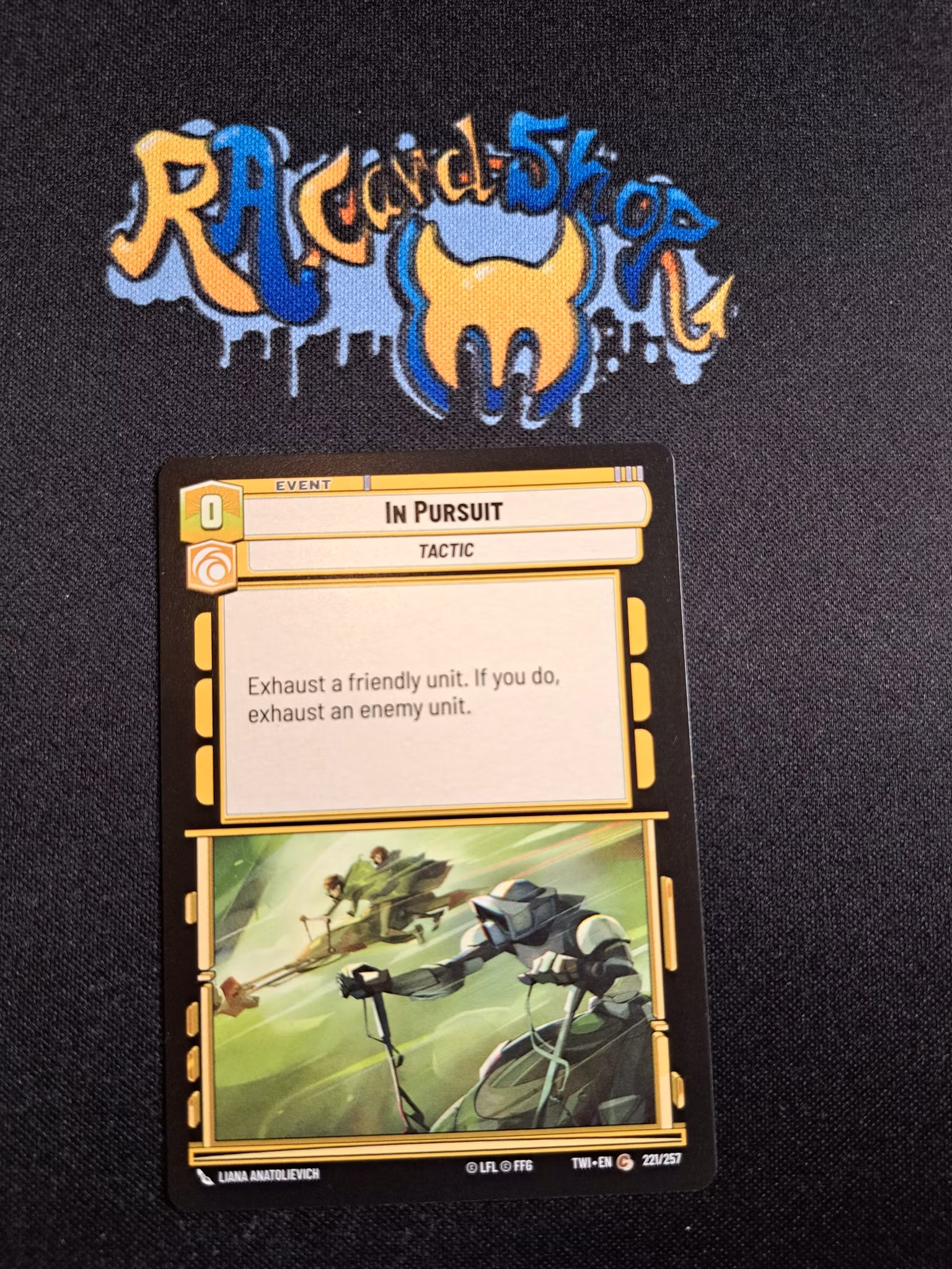 In Pursuit Common 221/257 Twilight of the Republic (TWI) Star Wars Unlimited TCG