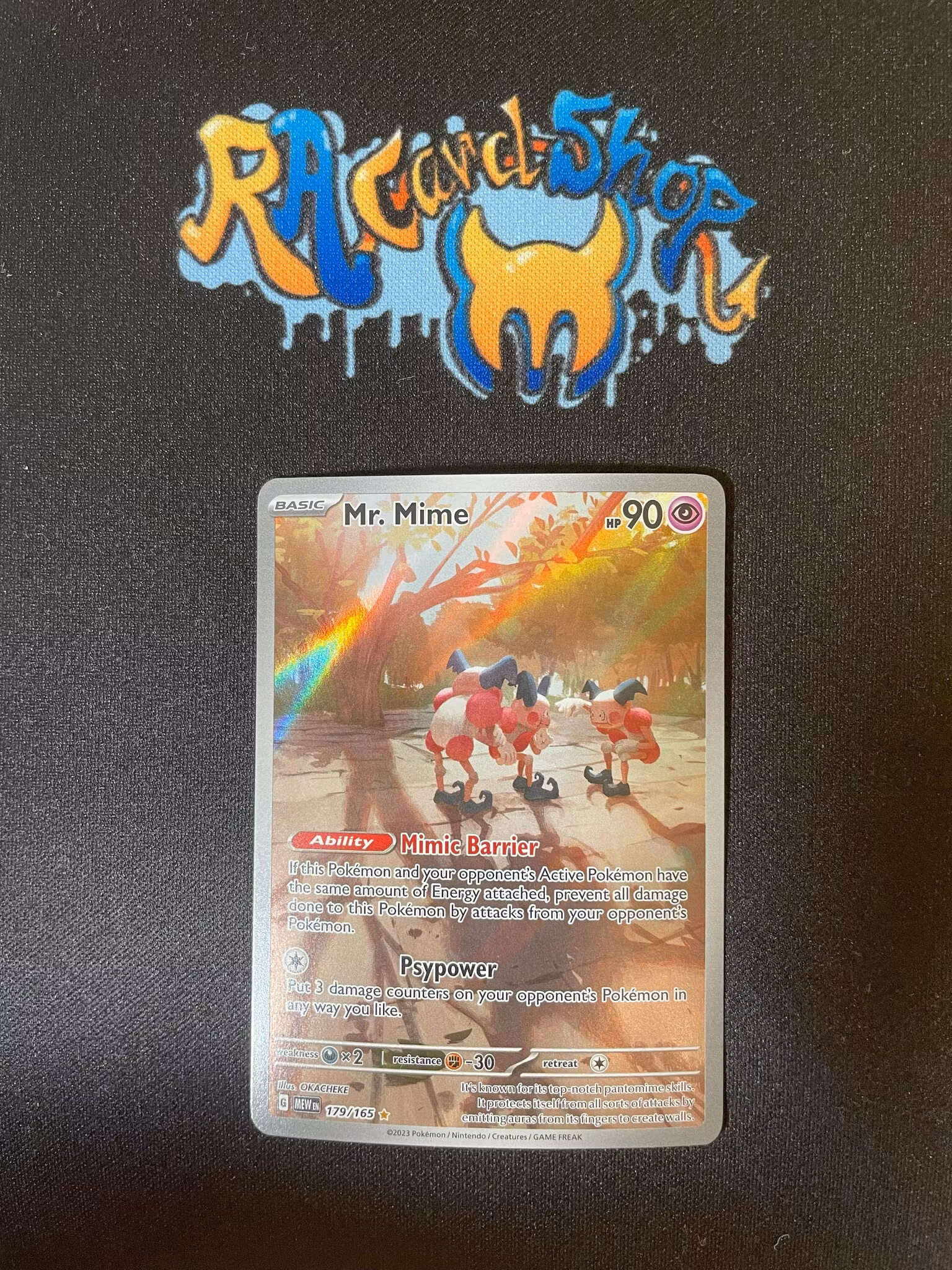 Mr Mime (1) Illustrator Rare 179/165 Pokemon 151 Pokemon