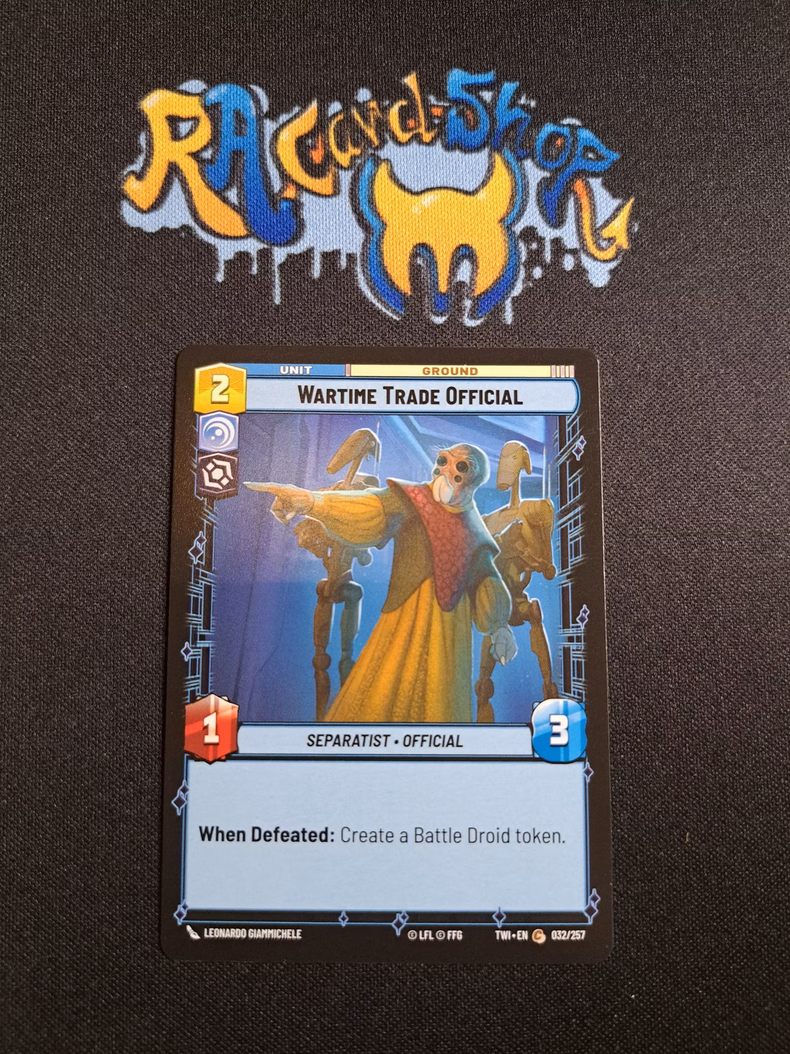 Wartime Trade Official Common 032/257 Twilight of the Republic (TWI) Star Wars Unlimited TCG