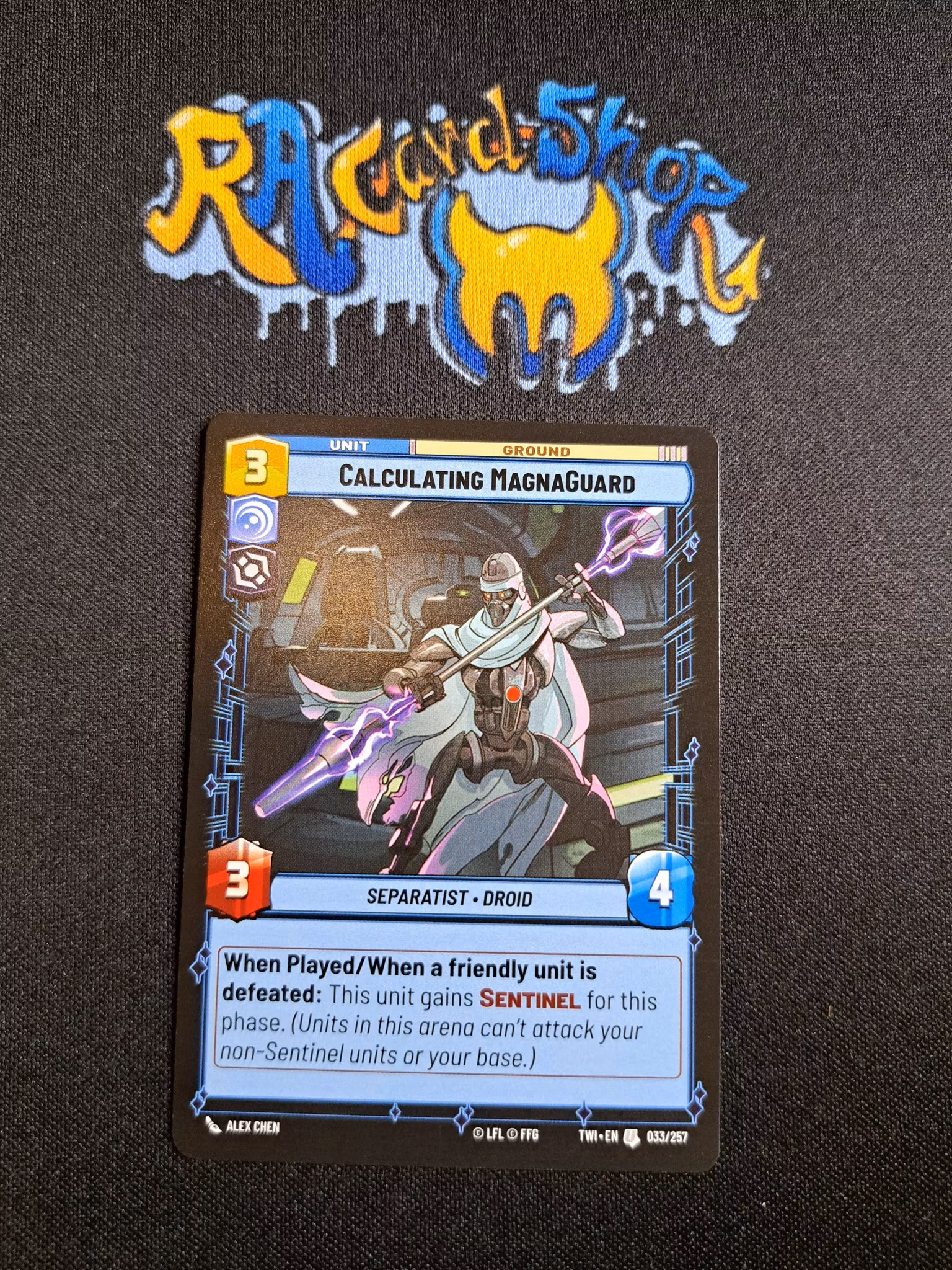 Calculating Magnaguard Uncommon 033/257 Twilight of the Republic (TWI) Star Wars Unlimited TCG