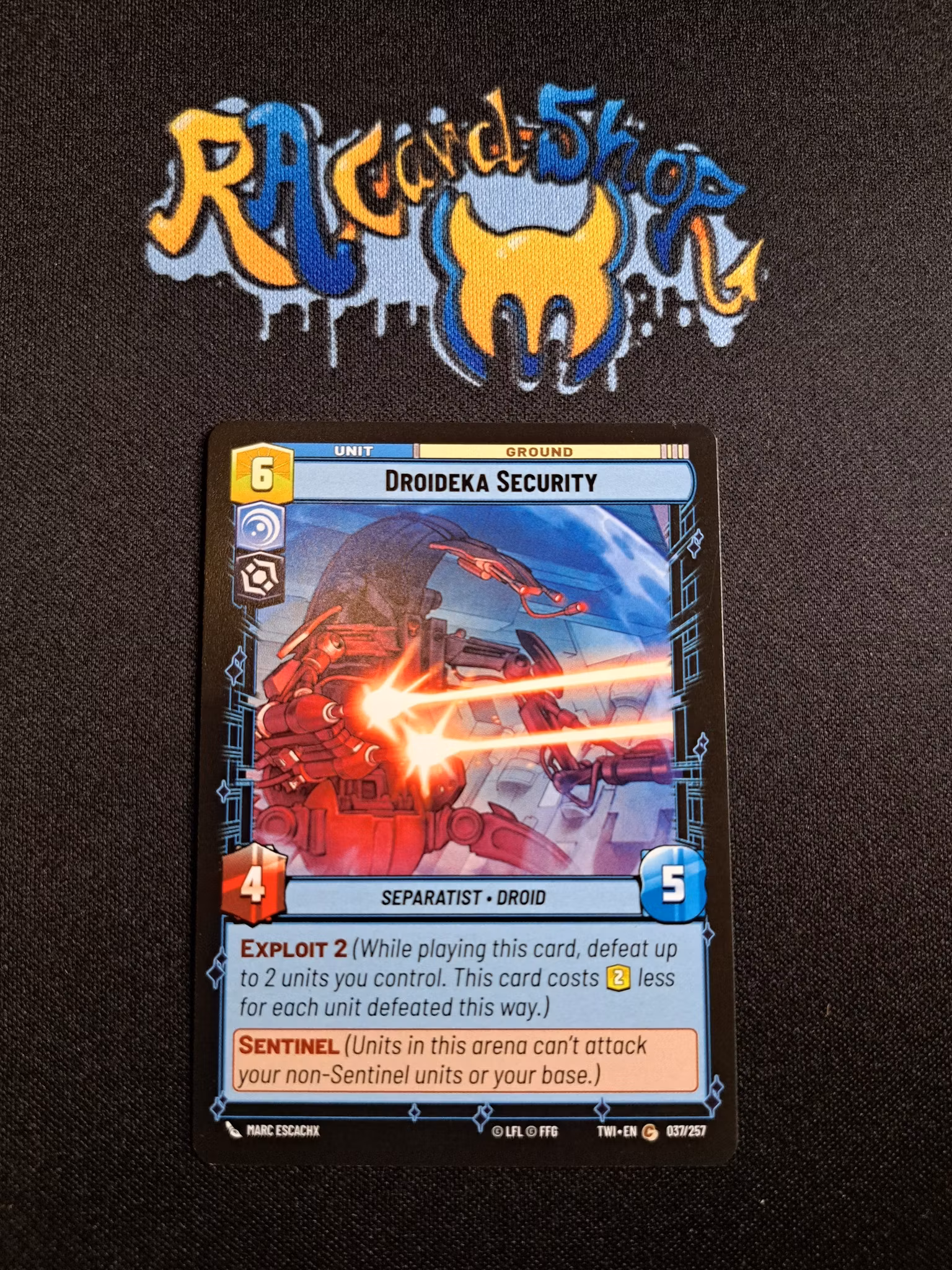 Driodeka Security Common 037/257 Twilight of the Republic (TWI) Star Wars Unlimited TCG