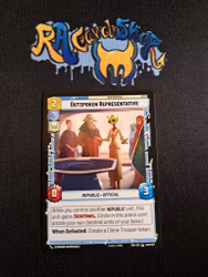 Outspoken Representative Common 043/257 Twilight of the Republic (TWI) Star Wars Unlimited TCG