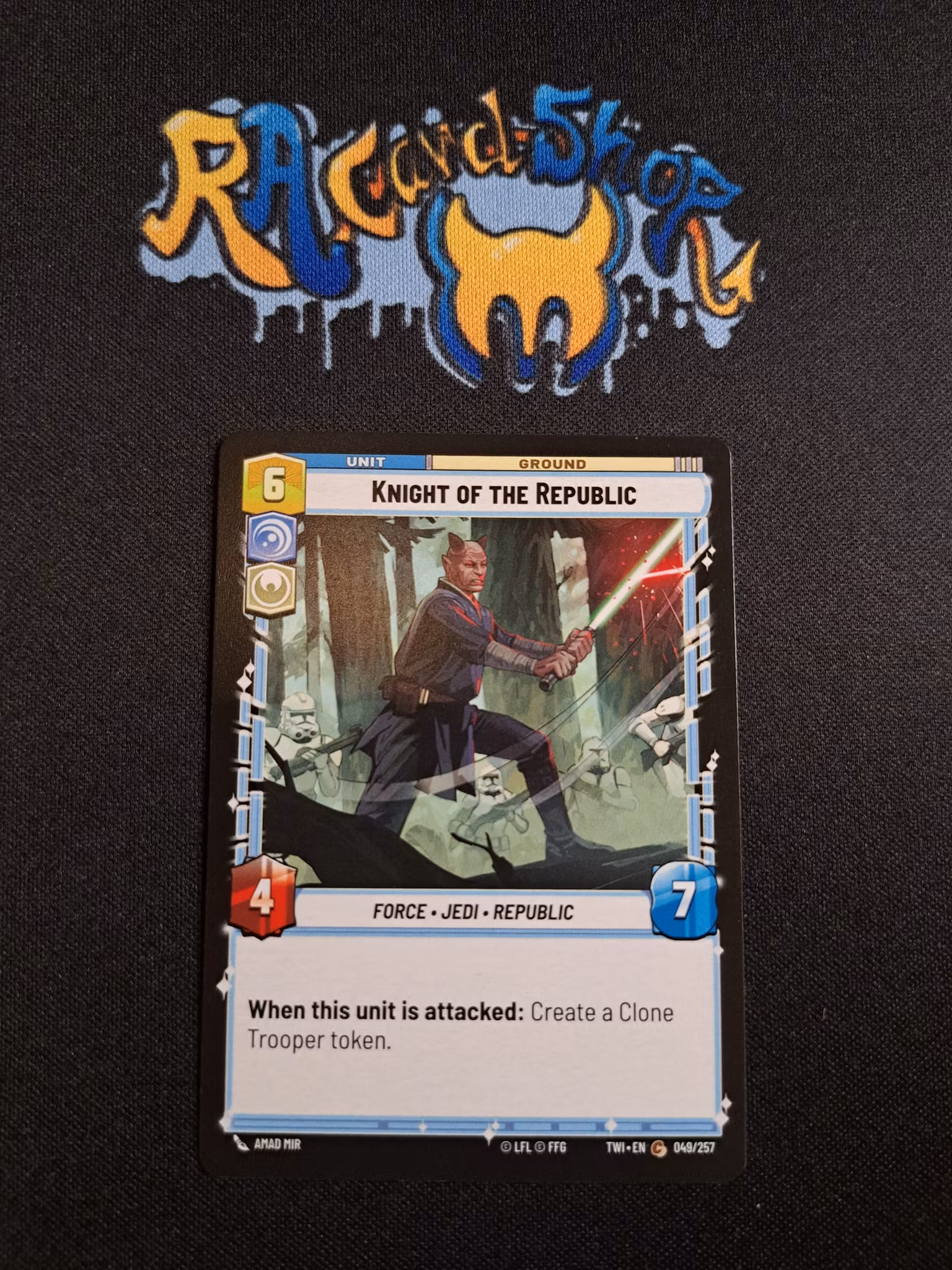 Knight of the Republic Common 049/257 Twilight of the Republic (TWI) Star Wars Unlimited TCG