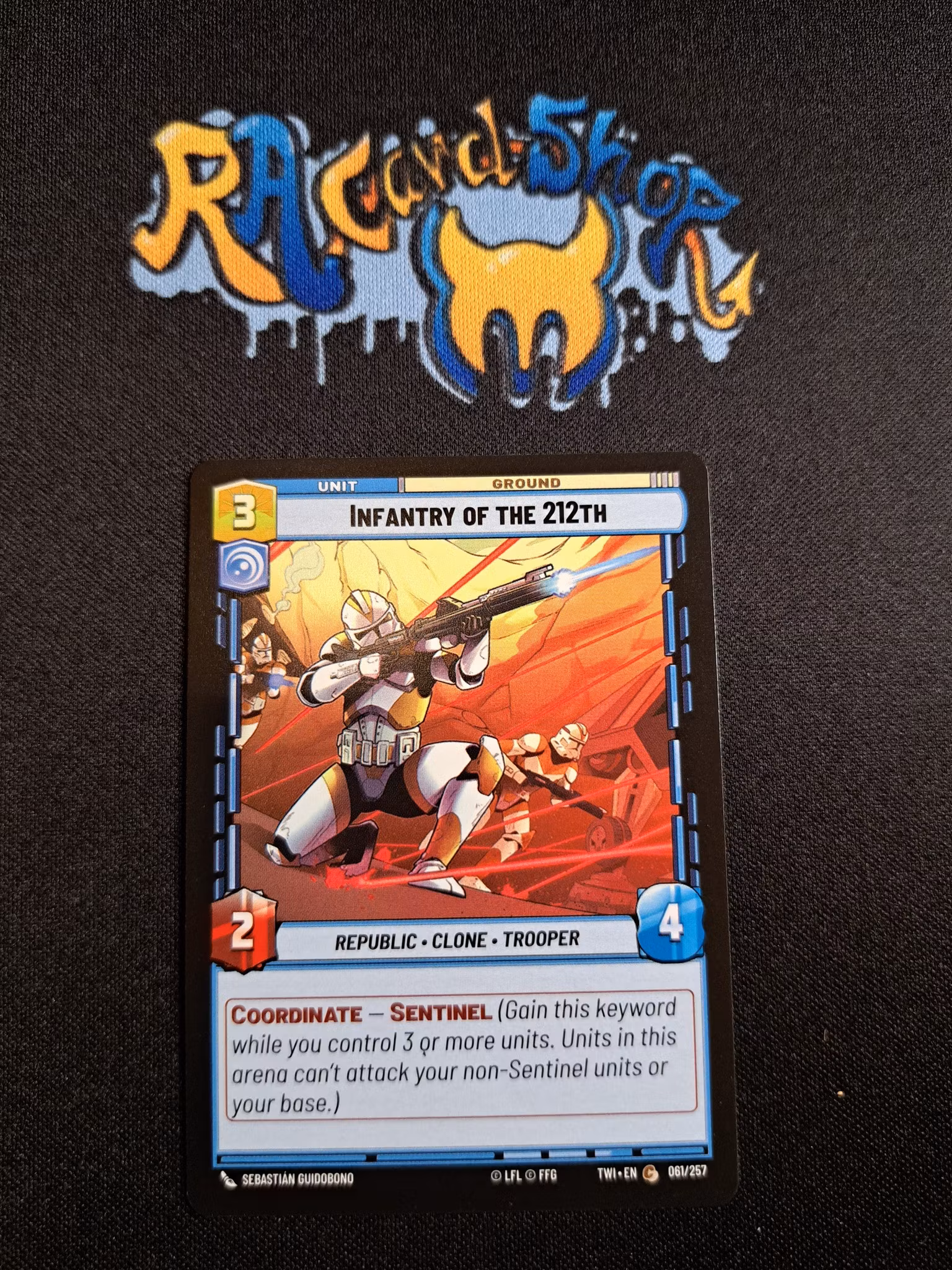 Infatery of the 212th Common 061/257 Twilight of the Republic (TWI) Star Wars Unlimited TCG