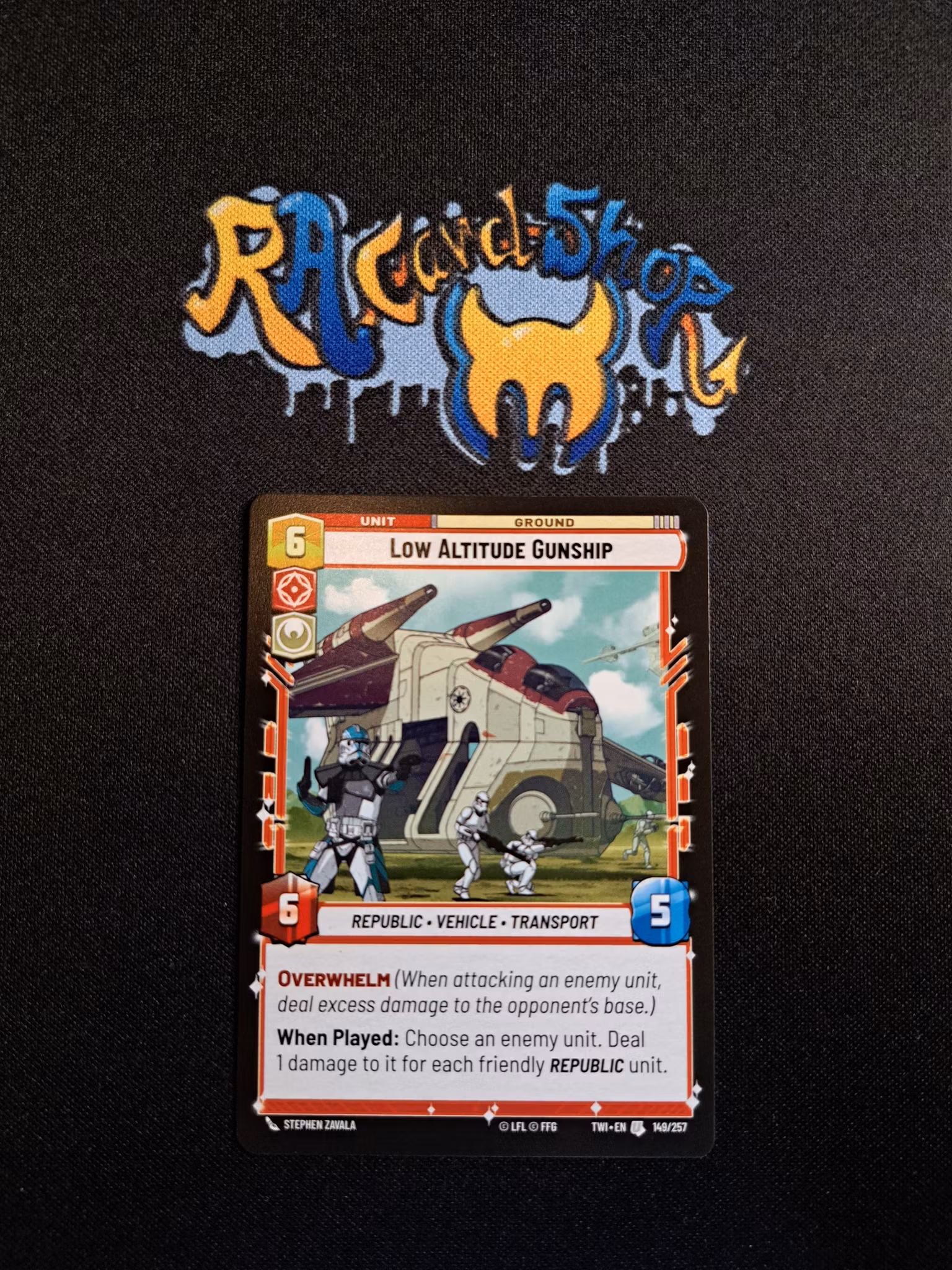 Low Altitude Gunship Uncommon 149/257 Twilight of the Republic (TWI) Star Wars Unlimited TCG