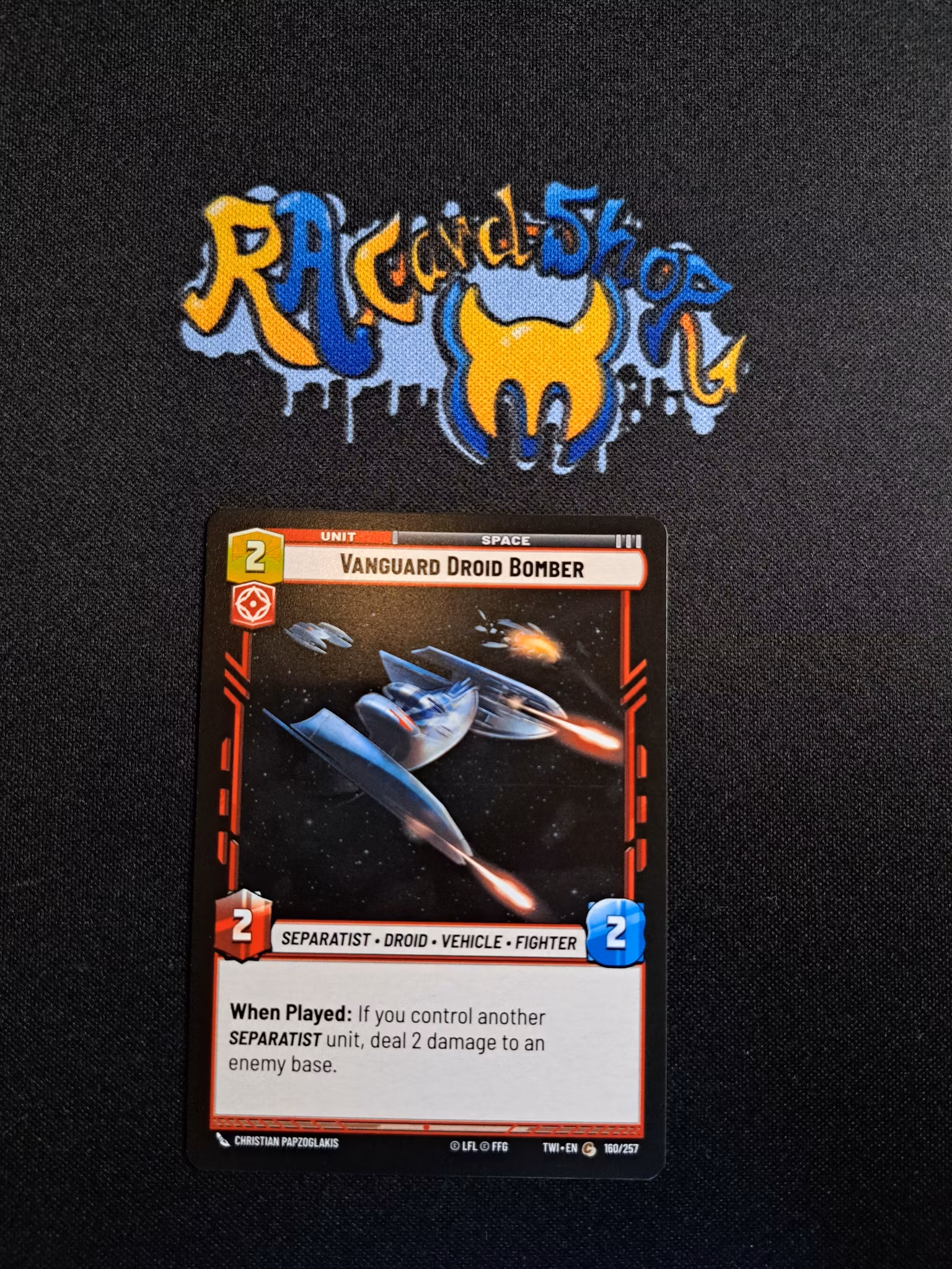 Vanguard Droid Bomber Common 160/257 Twilight of the Republic (TWI) Star Wars Unlimited TCG