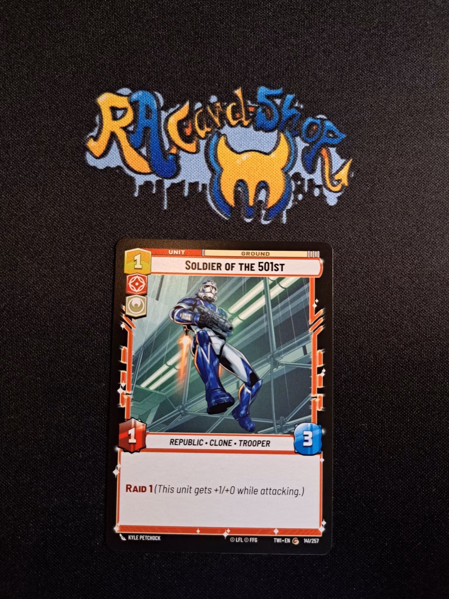 Soldier of the 501st Common 141/257 Twilight of the Republic (TWI) Star Wars Unlimited TCG