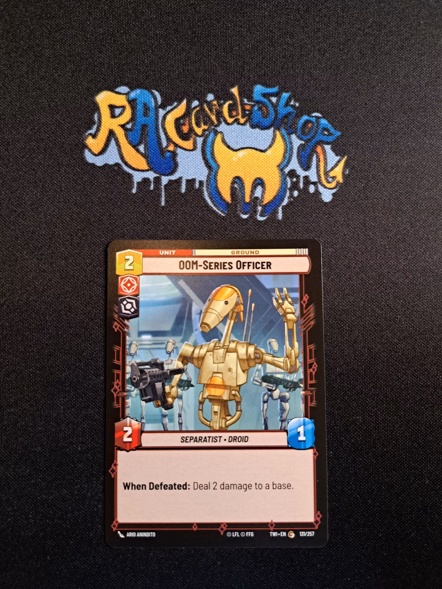 00M-Series Officer Common 131/257 Twilight of the Republic (TWI) Star Wars Unlimited TCG