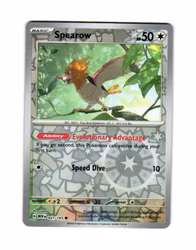 Spearow Reverse Holo Common 021/165 Pokemon 151
