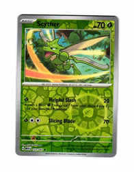 Scyther Reverse Holo Uncommon 123/165 Pokemon 151