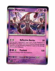 Mewtwo Holo Rare 150/165 Pokemon 151
