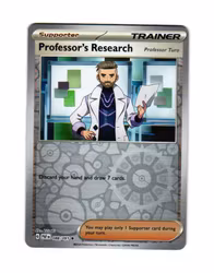 Professors Research Reverse Holo Rare 088/091 Paldean Fates Pokemon