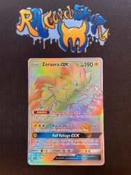Zeraora GX Secret Rare  221/214 Lost Thunder Pokemon