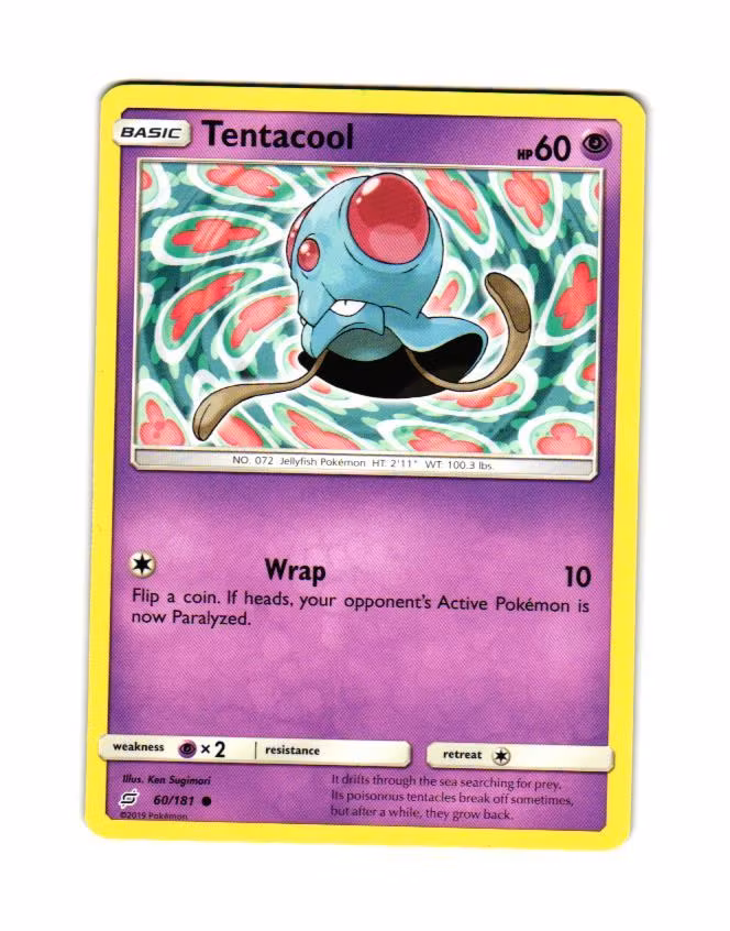 Tentacool Common 60/181 Team Up Pokemon