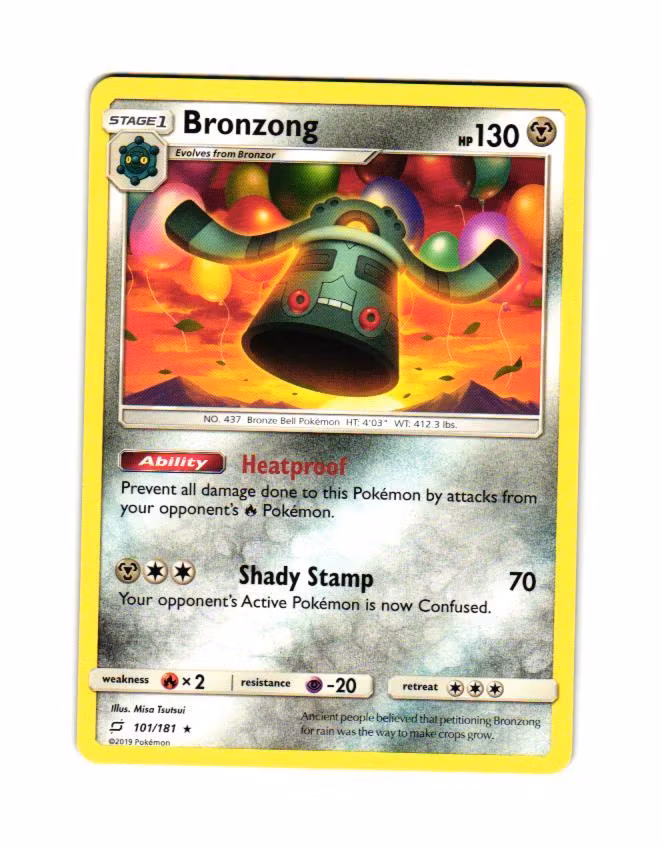 Bronzong Rare 101/181 Team Up Pokemon