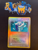 Team Aqua Technical Machine Reverse Holo Uncommon 70/95 Ex Team Magma vs. Team Aqua Pokemon