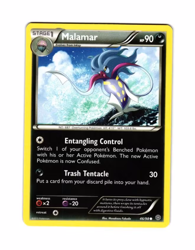 Malamar Common 46/98 Ancient Origins Pokemon