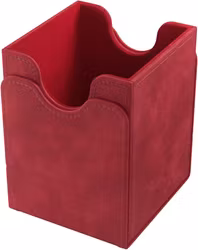 GameGenic Squire 100+ XL Convertible Deck Box Red