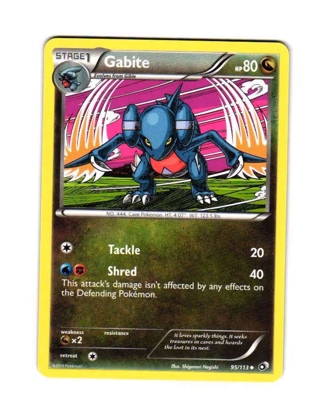 Gabite Uncommon 95/113 Legendary Treasures Pokemon