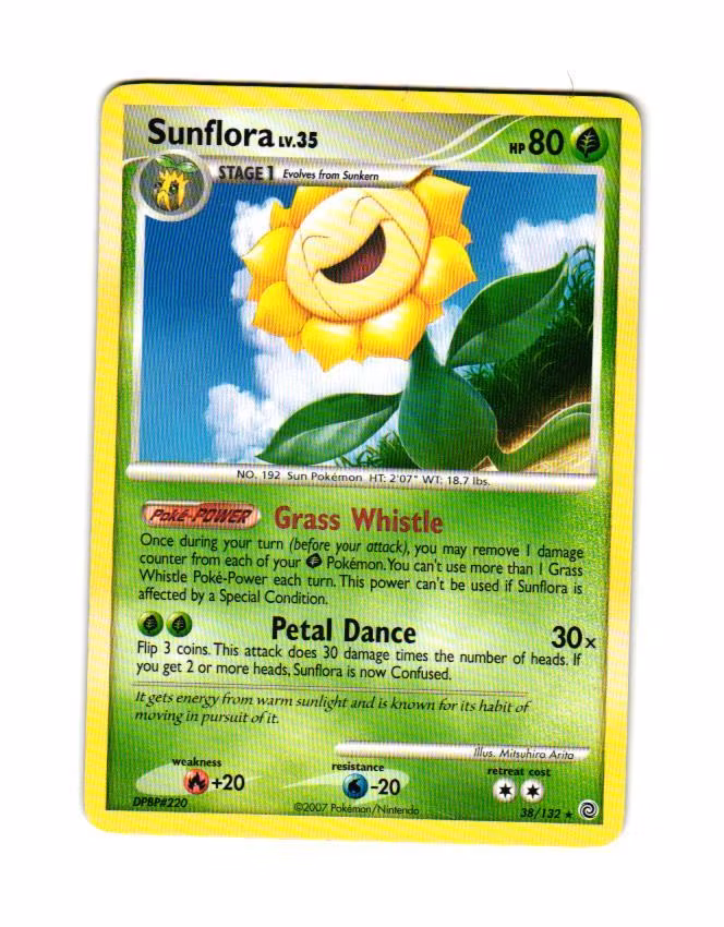 Sunflora Lv.35 Rare 38/132 Secret Wonders Pokemon