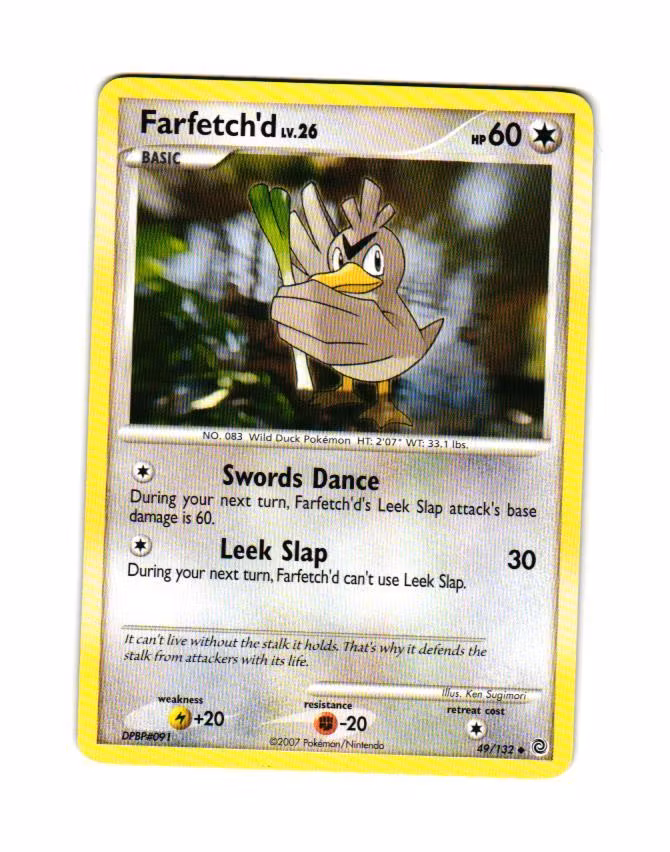 Farfetchd Lv.26 Uncommon 49/132 Secret Wonders Pokemon