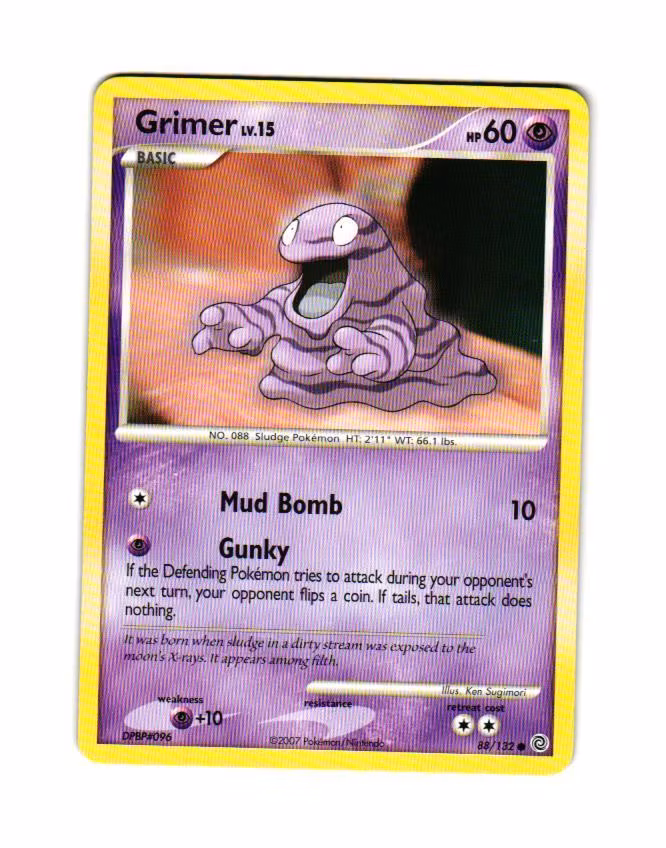 Grimer Lv.15 Common 88/132 Secret Wonders Pokemon