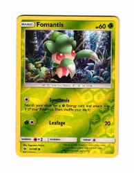Fomantis Reverse Holo Common 14/149 Sun & Moon Pokemon