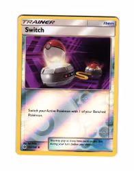 Switch Reverse Holo Uncommon 132/149 Sun & Moon Pokemon