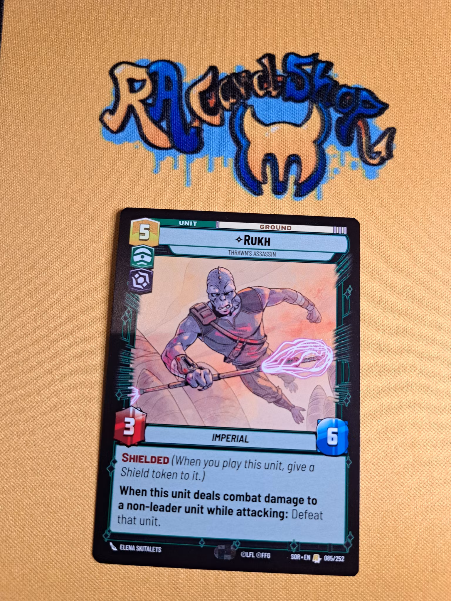 Rukh Rare 085/252 Spark of the Rebellion (SOR) Star Wars Unlimited